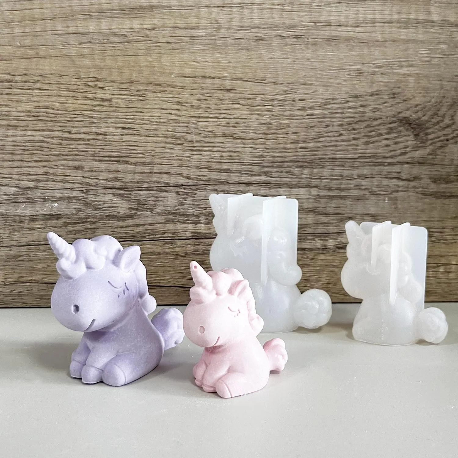 Soap Making Activity - 3D 기하학 실리콘 유니콘 고양이 사슴