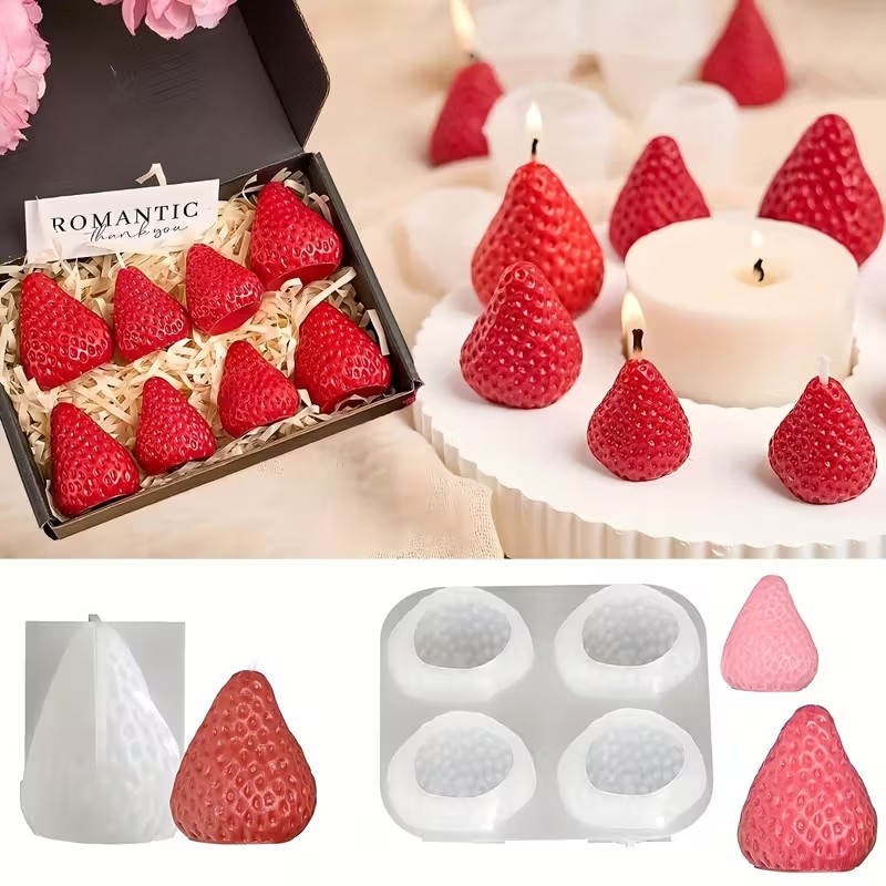 Soap Making Activity - DIY 아로마테라피 비누 레진 공예용 딸기