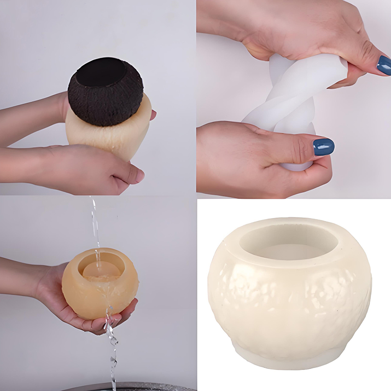 Soap Mold Silicone Loaf - 3D 시뮬레이션 코코넛 실리콘 몰드 아로마테라피