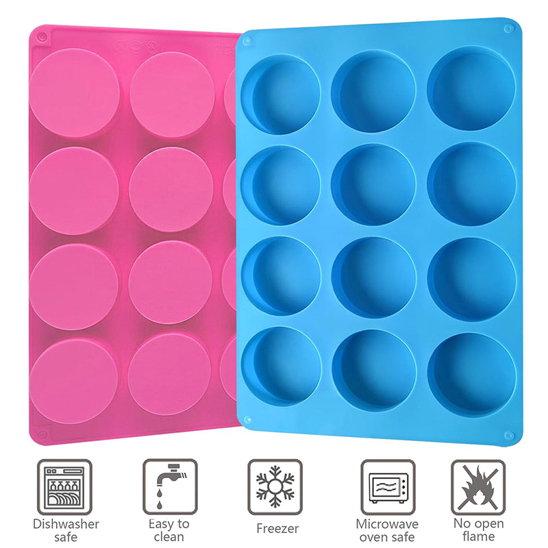 둥근 실리콘 몰드 12구 원통형 초콜릿 코팅 쿠키 몰드 - Soap Mold Silicone Loaf 리뷰 및 가격