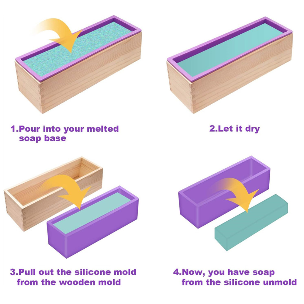 실리콘 비누 금형 나무 상자 비누 만들기와 유연한 직사 - Soap Making For Beginners Book 리뷰 및 가격