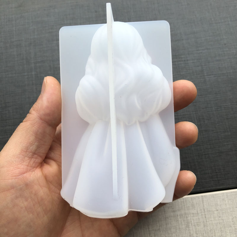 3D 귀여운 공주 실리콘 양초 금형 천사 소녀 비누 수 - Soap Making Activity 리뷰 및 가격
