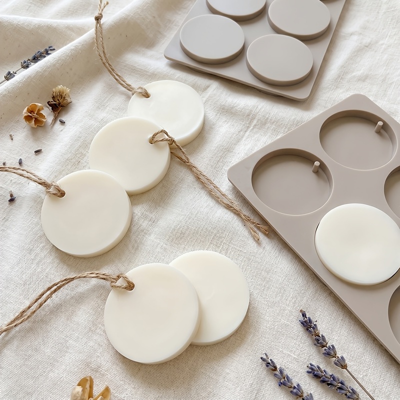 6 캐비티 라운드 태그 실리콘 몰드 DIY 아로마테라피 - Soap Mold Silicone Loaf 리뷰 및 가격