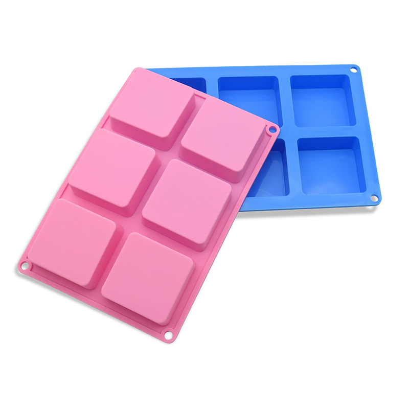 사각 비누 몰드, 6 구, 들러붙지 않는 실리콘 팬,  - Soap Mold Silicone Loaf 리뷰 및 가격