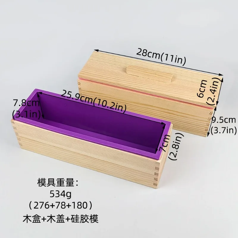 DIY 수제 도구 MJ902에 대 한 나무 상자와 실리 - Soap Mold Silicone Loaf 리뷰 및 가격