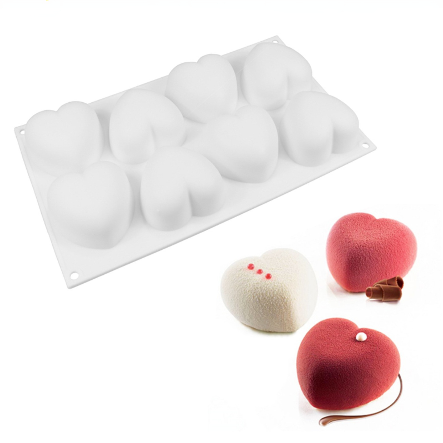사랑 심장 실리콘 비누 금형 수제 양초 만들기 키트 D - Soap Making Activity 리뷰 및 가격