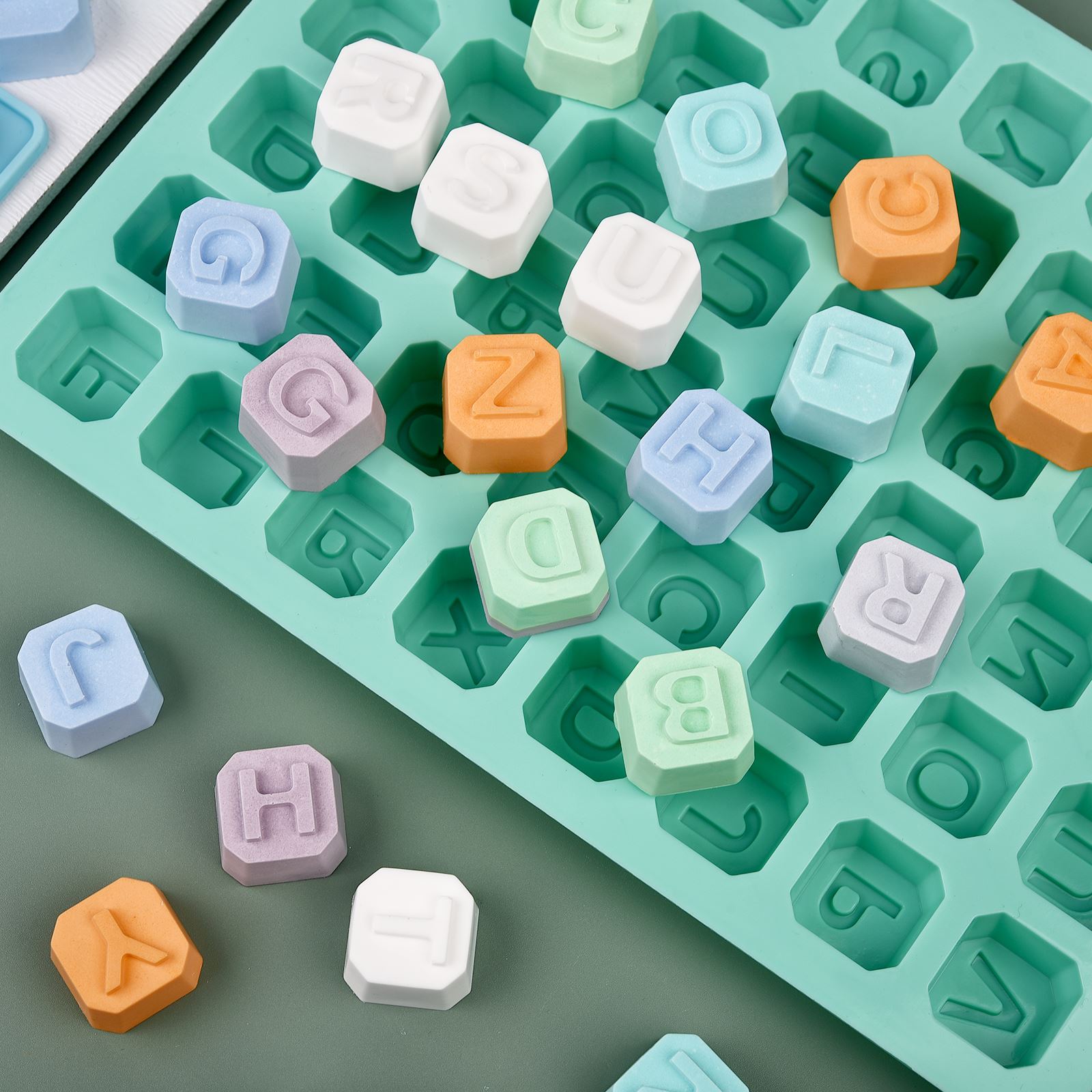 48 편지 Enghish 알파벳 문자 실리콘 금형 비누 - Soap Mold Silicone Loaf 리뷰 및 가격