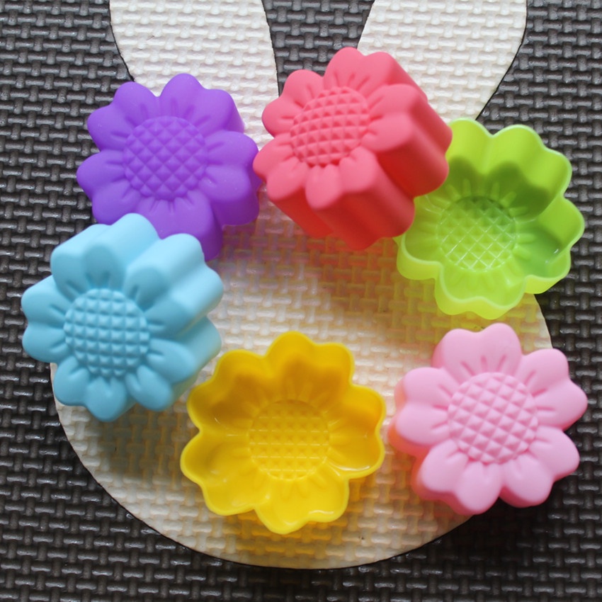 6종 세트 논스틱 꽃무늬 실리콘 몰드 초콜릿 푸딩 아이 - Soap Mold Silicone Loaf 리뷰 및 가격