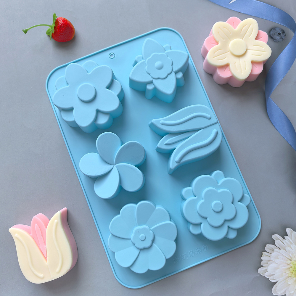 다양한 꽃 모양 실리콘 몰드, 비누 및 양초 제작, 케 - Soap Mold Silicone Loaf 리뷰 및 가격