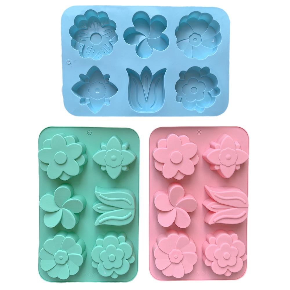 다양한 꽃 모양 실리콘 몰드, 비누 및 양초 제작, 케 - Soap Mold Silicone Loaf 리뷰 및 가격