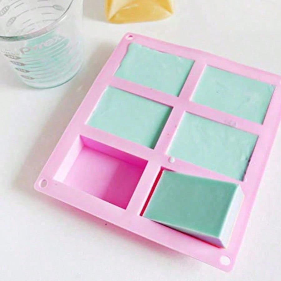 1-2팩 6구 DIY 실리콘 몰드, 핸드메이드 비누,  - Soap Mold Silicone Loaf 리뷰 및 가격