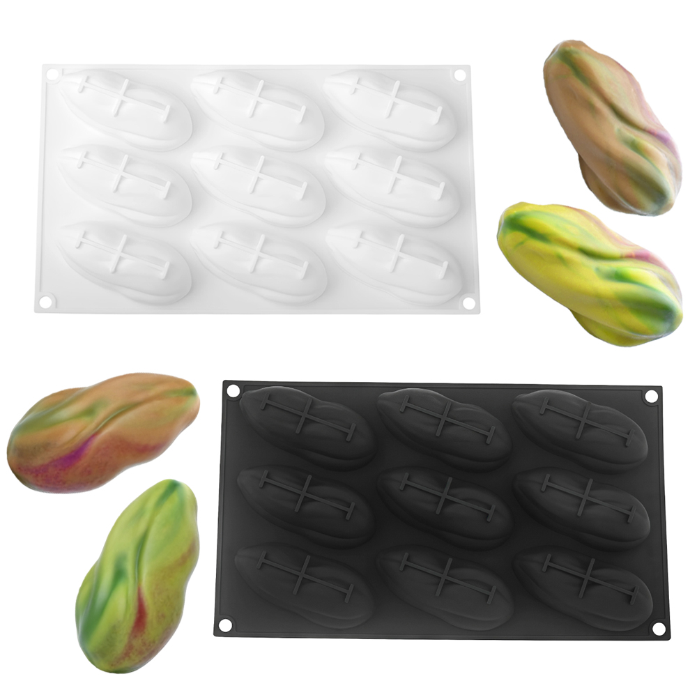 피스타치오 디자인 1구, 4구, 9구 실리콘 초콜릿 몰 - Soap Mold Silicone Loaf 리뷰 및 가격