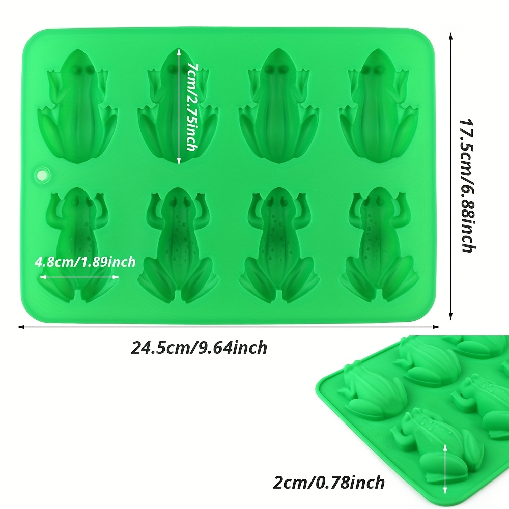 개구리와 두꺼비 모양의 실리콘 케이크 몰드 1개, 사탕 - Soap Mold Silicone Loaf 리뷰 및 가격