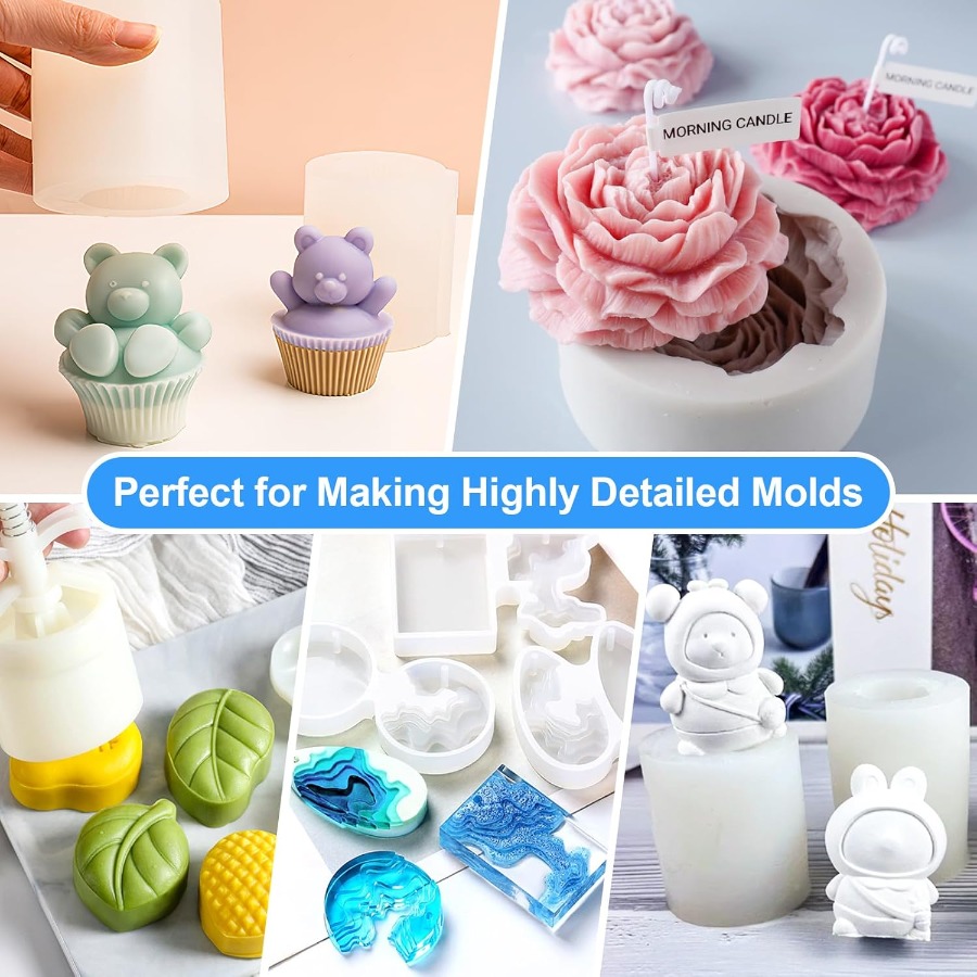 실리콘 몰드 제작 키트, 38.8oz 15A 탄성 액상 - Soap Making Activity 리뷰 및 가격